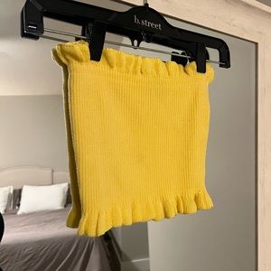 Yellow Tube Top